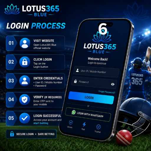 Lotus365 Blue Login Process